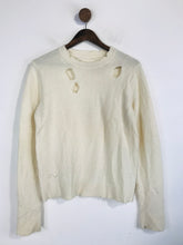 Load image into Gallery viewer, Zadig & Voltaire Women's Wool Distressed Jumper | XS UK6-8 | Beige