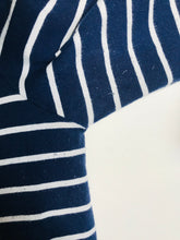 Load image into Gallery viewer, Jojo Maman Bébé Women's Striped Maternity Blouse | M UK10-12 | Blue