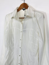 Load image into Gallery viewer, Full Circle Women's Long Sleeve Button-Up Shirt NWT | UK12 | White
