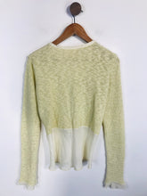 Load image into Gallery viewer, Out of Xile Women's Silk Knit Cardigan | UK14 | Yellow