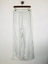Load image into Gallery viewer, Zara Women's Satin Lounge Casual Trousers | L UK14 | White