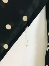 Load image into Gallery viewer, Phase Eight Women’s Polka Dot Sheer Shirt | UK10 | Black