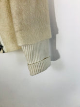 Load image into Gallery viewer, Sisley Women's Wool Bomber Jacket | UK8 | Beige