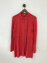 Load image into Gallery viewer, J.Jill Women's Jersey Button-Up Shirt | L | Pink