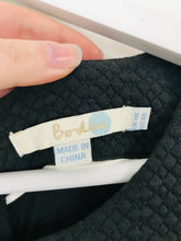 Load image into Gallery viewer, Boden Women’s Quilted Panel A-Line Dress | UK14 | Grey Black