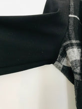 Load image into Gallery viewer, James Lakeland Women's Check Overcoat | XL | Grey