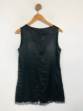 Load image into Gallery viewer, Falconeri Women's Silk Tank Top | M UK10-12 | Black