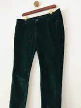 Load image into Gallery viewer, Jigsaw Women's Corduroy Trousers | W32 L32 | Green