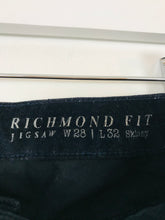 Load image into Gallery viewer, Jigsaw Women’s Corduroy Skinny Trousers Cords | W28 L32 | Navy Blue