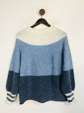 Load image into Gallery viewer, White Stuff Women's Striped Alpaca Jumper | UK10 | Blue
