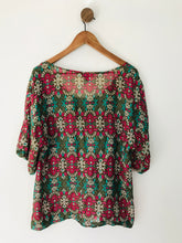 Load image into Gallery viewer, Monsoon Women's Silk Floral Blouse | UK14 | Multicolour