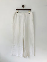 Load image into Gallery viewer, Phase Eight Women's Linen Wide Leg Chinos Trousers | UK14 | White