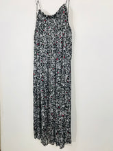 Load image into Gallery viewer, Zara Women's Floral Flowy Shift Dress | L UK14 | Black