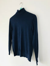 Load image into Gallery viewer, Boden Women’s Roll-neck Turtleneck Jumper | UK8 | Blue