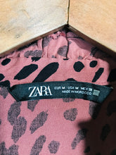 Load image into Gallery viewer, Zara Women's Polka Dot Ruffle Blouse | M UK10-12 | Pink