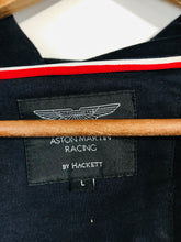 Load image into Gallery viewer, Hackett Aston Martin Raching Men's Bomber Sports Jacket | L | Blue