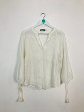 Load image into Gallery viewer, Mint Velvet Women’s Boho Blouse | UK14 | White
