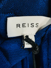 Load image into Gallery viewer, Reiss Women's Smart Wrap Bodycon Dress NWT | UK6 | Blue