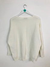Load image into Gallery viewer, Mint Velvet Women’s Oversized Knitted Jumper | UK10-12 | White