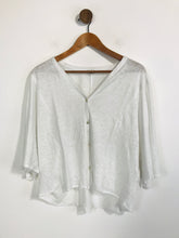 Load image into Gallery viewer, Ateliers de la Maille Women's Linen Cardigan | 1 UK8 | White