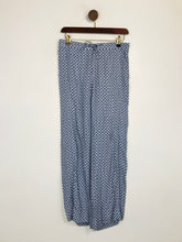 Load image into Gallery viewer, Jigsaw Women's Boho Wide Leg Casual Trousers | UK10 | Blue