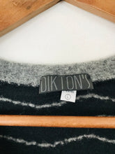 Load image into Gallery viewer, Diktons Women's Merino Blend Cutout Jumper | L UK14 | Grey