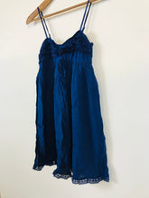 Load image into Gallery viewer, Victoria’s Secret Women's Babydoll Strappy Mini Dress | M | Blue