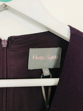 Load image into Gallery viewer, Phase Eight Women’s Pleated A-Line Midi Dress | UK10 | Purple
