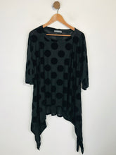 Load image into Gallery viewer, Alembika Women's Velvet Polka Dot Blouse | M UK10-12 | Black