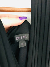 Load image into Gallery viewer, Coast Women's Pleated Halter Neck A-Line Dress | UK10 | Black