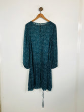 Load image into Gallery viewer, L K Bennett Women's Boho Long Sleeve Shift Dress | UK14 | Blue