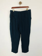 Load image into Gallery viewer, Hush Women's Tie up Casual Trousers | UK12  | Blue