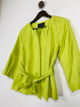 Load image into Gallery viewer, Jaeger Women's Pleated Blazer Jacket | UK10 | Green