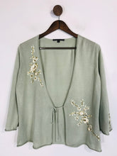 Load image into Gallery viewer, Marks & Spencer Women's Embroidered Cardigan | M UK10-12 | Green