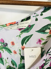 Load image into Gallery viewer, M&S Women's Floral Lounge Tank Top NWT | UK12 | Multicoloured