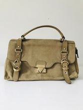 Load image into Gallery viewer, Reiss Women's Suede Buckled Shoulder Bag | Brown