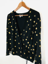 Load image into Gallery viewer, & Other Stories Women's Wrap Blouse | EU38 UK10 | Black