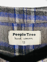 Load image into Gallery viewer, People Tree Women's Cotton Check Gingham Shirt Dress | UK12 | Multicoloured
