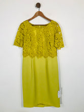 Load image into Gallery viewer, Jacques Vert Women's Lace Midi Dress NWT | UK12 | Yellow