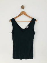 Load image into Gallery viewer, Reiss Women’s V-Neck Sleeveless Tank Top | S UK8 | Black
