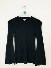 Load image into Gallery viewer, Jigsaw Women’s Flare Bell Sleeve Wool Knit Jumper | M | Grey