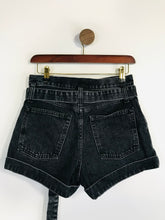 Load image into Gallery viewer, Abercrombie & Fitch Women's Denim High Waist Hot Pants Shorts | 27 4 | Black