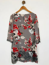 Load image into Gallery viewer, Monsoon Women's Floral Shift Dress | UK12 | Grey