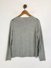 Load image into Gallery viewer, Laura Ashley Women's Velour Jumper | UK12 | Grey