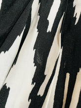 Load image into Gallery viewer, Lands End Women's Pleated A-Line Skirt | UK6 | Black