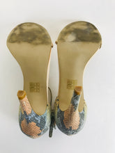 Load image into Gallery viewer, French Connection Women's Snakeskin Heeled Heels | EU39 UK6 | Multicoloured