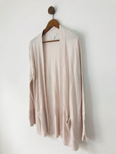 Load image into Gallery viewer, The White Company Long Knit Open Cardigan | S UK8 | Light Pink