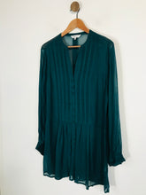 Load image into Gallery viewer, East Women's Pleated Shift Dress | UK14 | Green