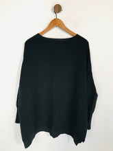 Load image into Gallery viewer, Plümo Women's Long Sleeve Ribbed Jumper | L UK14 | Black