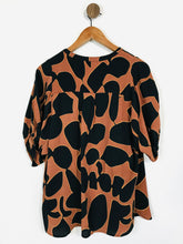 Load image into Gallery viewer, Coster Copenhagen Women's Funky Wide Sleeve Blouse | EU36 UK8 | Brown